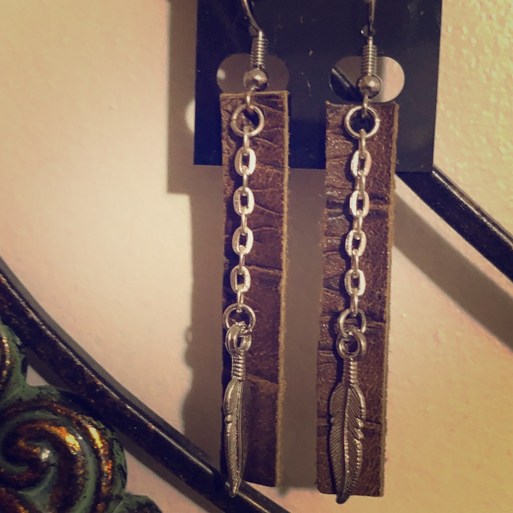 Leather Earrings